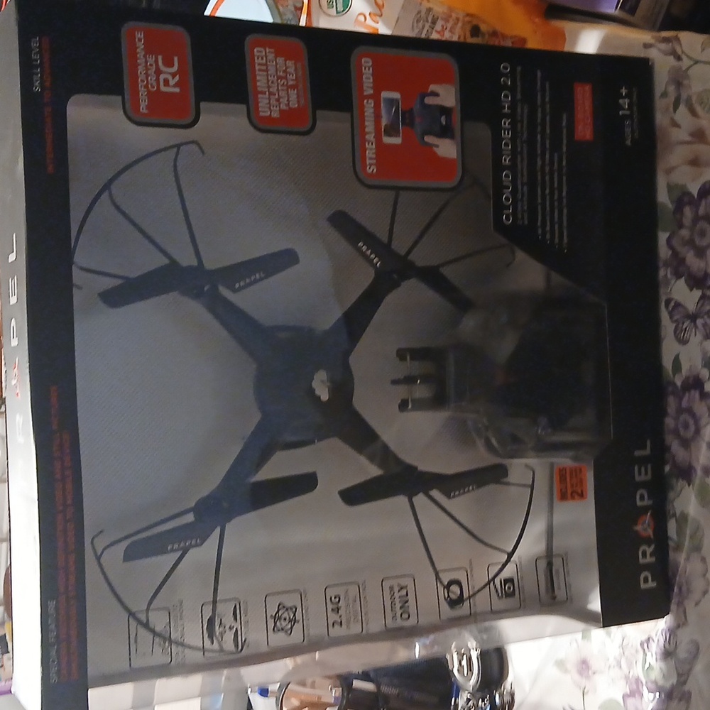 NWT Propel Cloud Rider HD 2.O Drone /Camera 350 Feet Distance